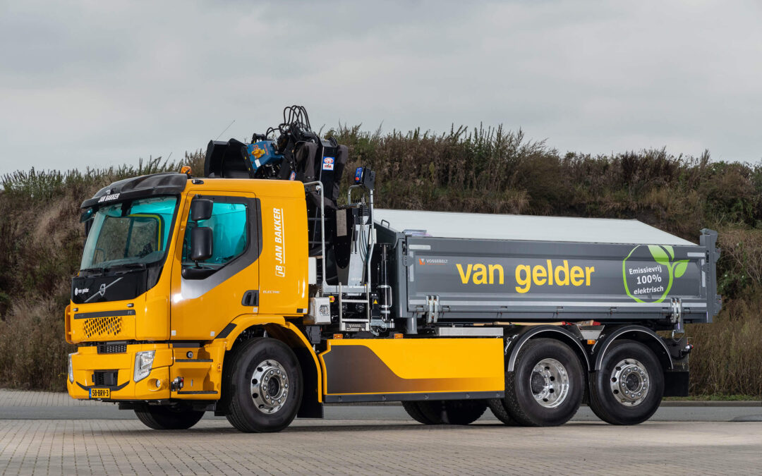 Van Gelder zet vier elektrische Volvo-trucks in