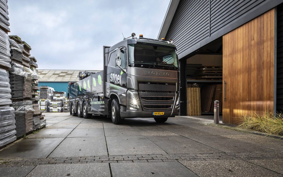 Optimaal laadvermogen met Volvo FH TAG-XL voor Snoei Tuinmaterialen