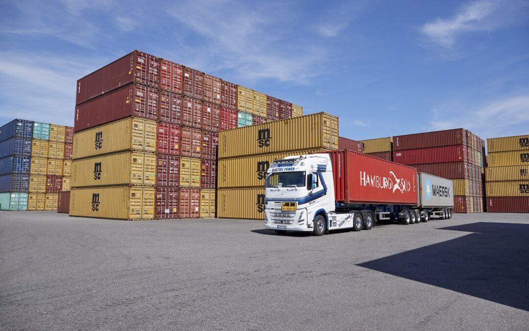 Volvo test in Zweden 74-tons elektrische truck