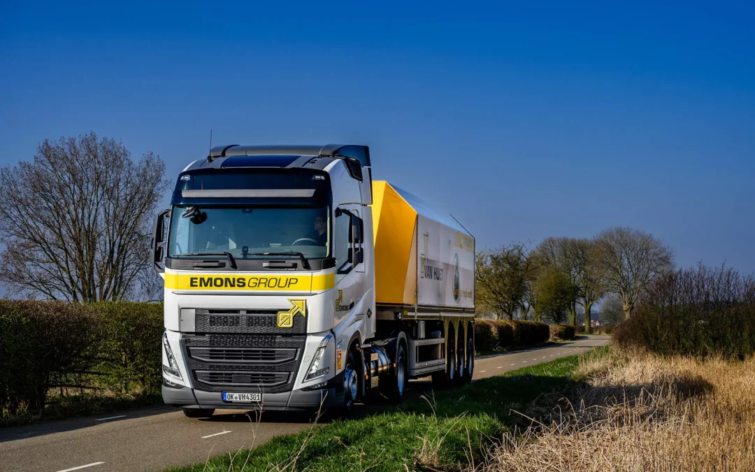 Emons reduceert CO2-uitstoot door inzet Volvo-trucks op Bio-LNG